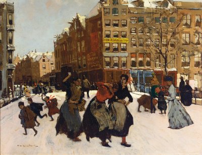 Vinter i Amsterdam, ca. 1898 av Georg Hendrik Breitner