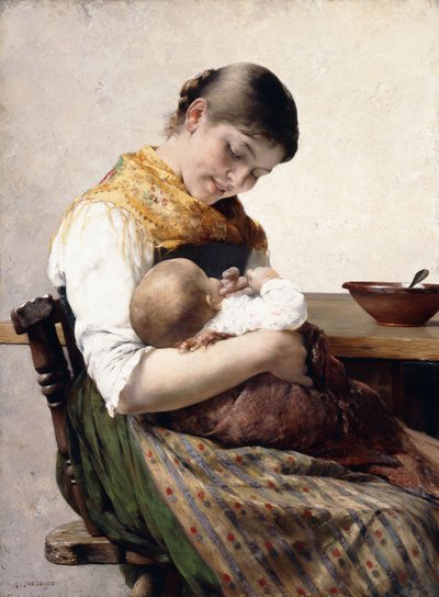 Mor og barn av Georg Jacobides