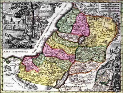 Det hellige land (Palestina) av Georg Matthäus Seutter