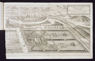 De nye hagene ved Cremsier, residensen til prins-biskopen, utgitt ca. 1700 av Georg Matthaus Vischer