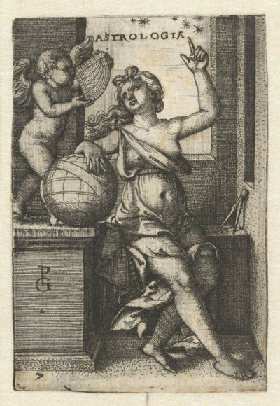 Astronomi Astrologi (tittel på objekt) Seven Liberal Arts (serietittel) av Georg Pencz