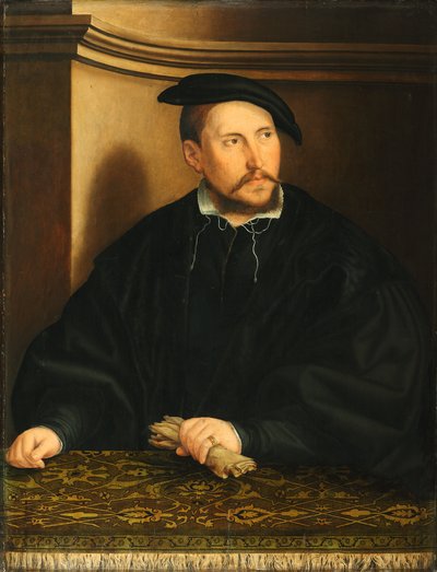 Portrett av en ung mann av Georg Pencz