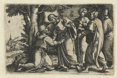 Kristus helbreder en spedalsk Life of Christ (serietittel) av Georg Pencz
