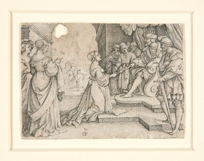 Ester før Ahasverus av Georg Pencz