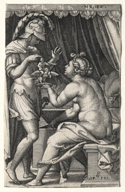 Medea og Jason av Georg Pencz
