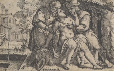 Susanna og de eldste. av Georg Pencz