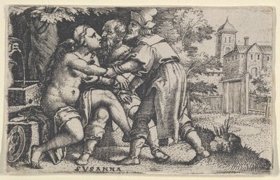 Susanna og de eldste. av Georg Pencz
