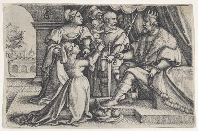 Salomos dom. av Georg Pencz