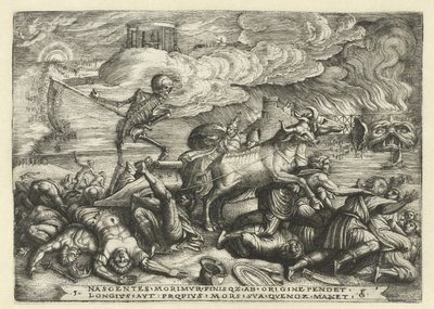 Dødens triumf Six Triumphs of Petrarch (serietittel) av Georg Pencz