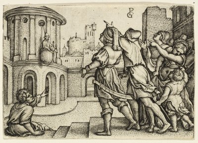 Magikeren Virgil henger i kurven av Georg Pencz