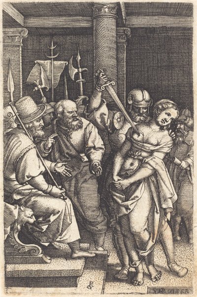 Virginius dreper sin datter av Georg Pencz