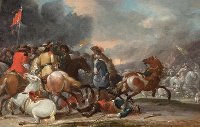 Kavalerikamp av Georg Philipp Rugendas