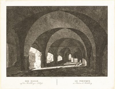 Hallen til Heidelberg slott av Georg Primavesi, after Peter Speeth