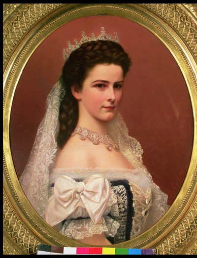 Keiserinne Elizabeth av Bayern (1837-98) i ungarsk drakt, 1867 av Georg Raab