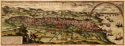 Katalonische Stadt von Georg and Hogenberg Franz (1535-90) Braun