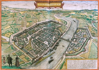 Frankfurt, Deutschland von Georg and Hogenberg Franz (1535-90) Braun