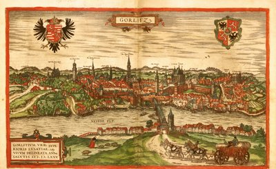 Görlitz, Deutschland von Georg and Hogenberg Franz (1535-90) Braun
