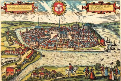 Kiel, Deutschland von Georg and Hogenberg Franz (1535-90) Braun