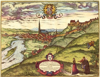 Landshut, Deutschland von Georg and Hogenberg Franz (1535-90) Braun