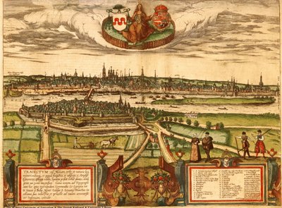 Maastricht, Niederlande von Georg and Hogenberg Franz (1535-90) Braun