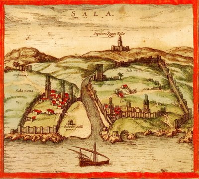 Sale, Marokko von Georg and Hogenberg Franz (1535-90) Braun