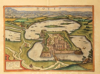 Tata, Dotis fra verdensbyene av Georg Braun av Georg Braun and Hogenberg Franz