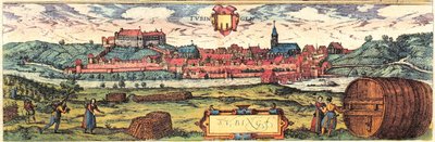 Tübingen von Georg and Hogenberg Franz (1535-90) Braun