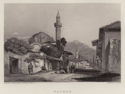 Patras (farge litho) av George (after) Cattermole