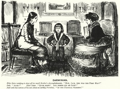 Punch tegneserie: (gravering) av George (after) Du Maurier