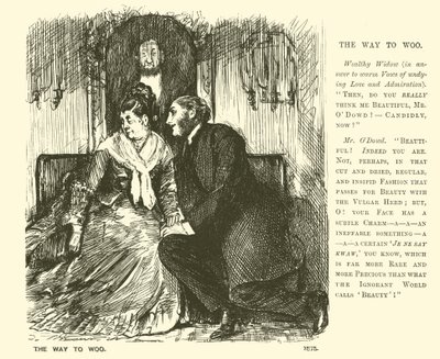 Måten å beile (gravering) av George (after) Du Maurier