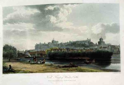 Nordfronten til Windsor Castle, fra 