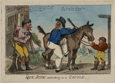 JACK JUNK legger ut på CRUISE av George (attr. to) Cruikshank