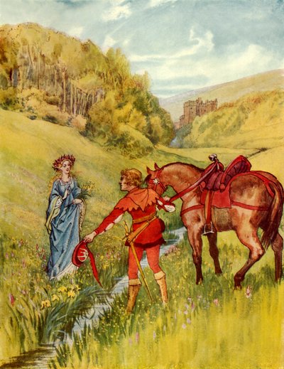 Lady Margaret (fargelitografi) av George 9th Earl of Carlisle Howard