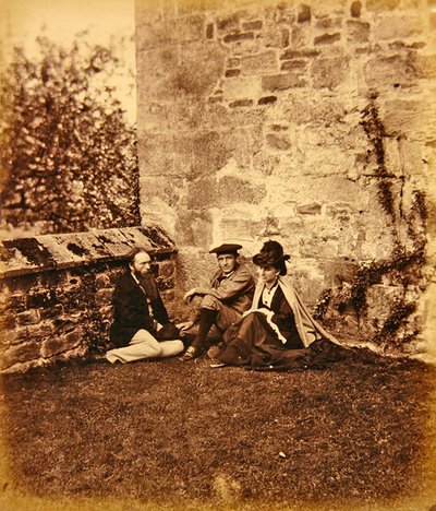 Howard Family Photograph Album (svart, hvitt og sepia fotografi) av George 9th Earl of Carlisle Howard