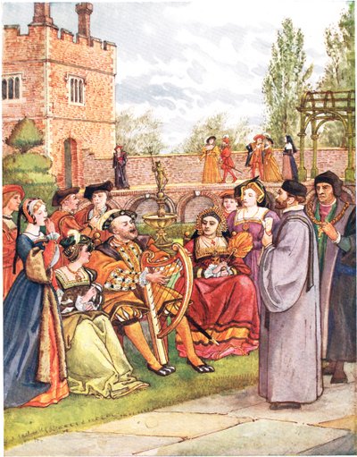 The Kings Ballad, illustrasjon fra 'A Picture Song Book', 1910 av George, 9th Earl of Carlisle Howard