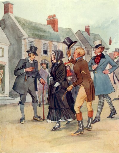 Enken Malone (fargelitografi) av George 9th Earl of Carlisle Howard