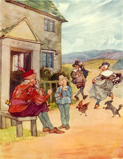 Tom, slukørens sønn (fargelitografi) av George 9th Earl of Carlisle Howard
