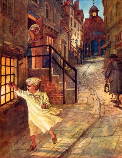 Wee Willie Winkie (fargelitografi) av George 9th Earl of Carlisle Howard