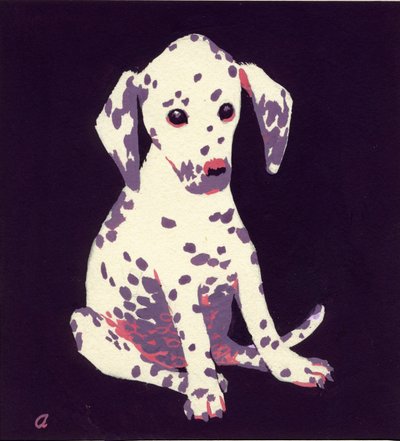 Dalmatisk valp, 1950-tallet av George Adamson