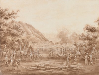 Den store basaren i brann, Kabul av George Alfred Croly