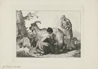 melke geiter av George Andries Karsen