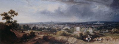 Paris sett fra Montmartres høyder av George Arnald