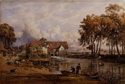 Streatley Mill: På Themsen av George Arthur Fripp