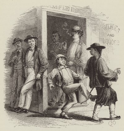 Angriper kinesere i San Francisco av George Augustus Sala
