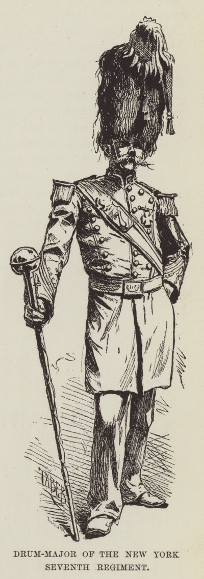Trommemajor i New Yorks syvende regiment av George Augustus Sala