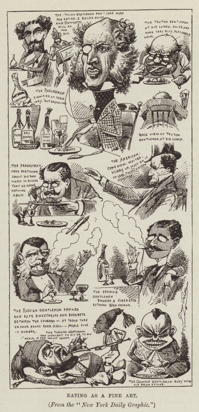Å spise som en kunst av George Augustus Sala