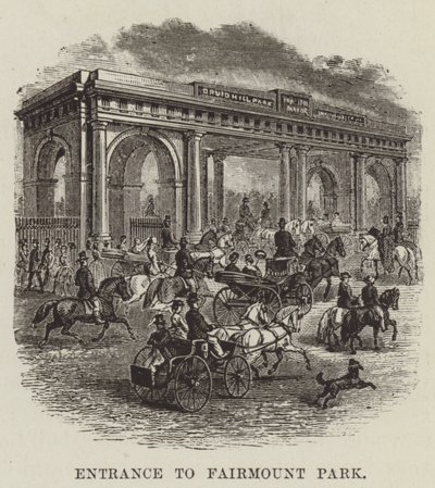 Inngang til Fairmount Park av George Augustus Sala