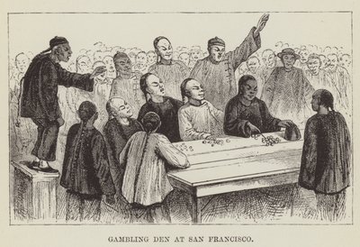 Gambling Den i San Francisco av George Augustus Sala