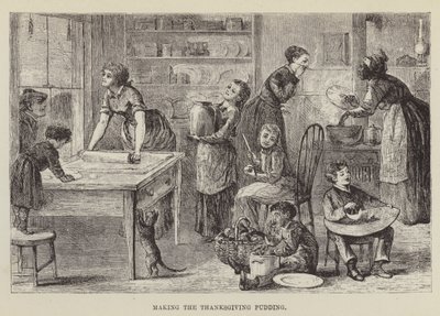 Lage Thanksgiving Pudding av George Augustus Sala