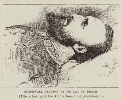Stonewall Jackson mens han lå i Death av George Augustus Sala